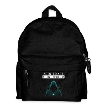 Computer Science NO TICKET NO PROBLEM FUNNY - Kids' Backpack - black - Front