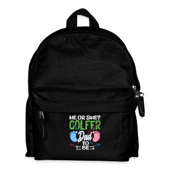 Révélation du sexe du père golfeur - Sac à dos Enfant - noir - Devant