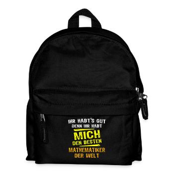 Mathematiker Geschenk - Kinder Rucksack - Schwarz - Vorne