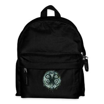 Cthulhu-Symbol Lovecraft Kosmischer Horror - Kinder Rucksack - Schwarz - Vorne
