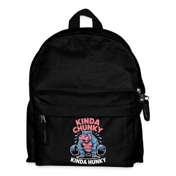 Cadeau de la blague de fitness Gym Bear Chunky Hunky Hunky Dicts de Fitness - Sac à dos Enfant - noir - Devant