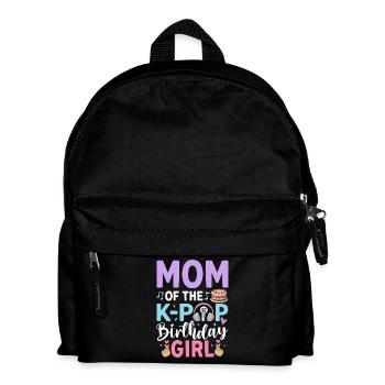 Maman de la fille d’anniversaire K-Pop - Sac à dos Enfant - noir - Devant