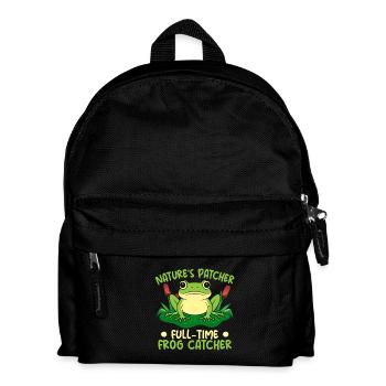 Frog Catcher Nature´s Patcher Full-Time Catcher - Kinder Rucksack - Schwarz - Vorne