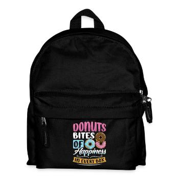 Restauration rapide en donuts - Sac à dos Enfant - noir - Devant
