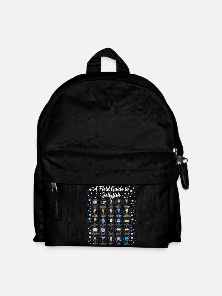 Leitfaden zur wissenschaftlichen Quallenbiologie - Kinder Rucksack - Schwarz