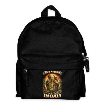 I Left My Heart In Bali - Kinder Rucksack - Schwarz - Vorne