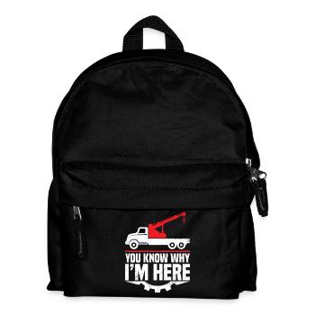 Agent für die Rückgewinnung von Fahrzeugen Asset Recovery Repoman - Kinder Rucksack - Schwarz - Vorne