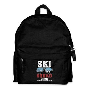 Ski Squad 2026 Ski Holidays - Kids' Backpack - black - Front