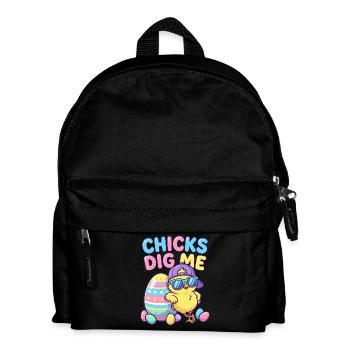 Chicks Dig Me - Kinder Rucksack - Schwarz - Vorne