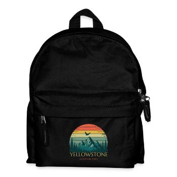 Yellowstone National Park - Kids' Backpack - black - Front