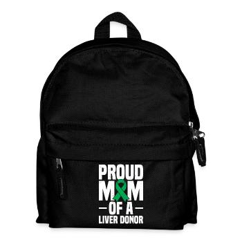 Liver Transplant Organ Donation Mom of a Liver - Kids' Backpack - black - Front
