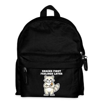 EN-CAS, PREMIERS SENTIMENTS PUIS RATON LAVEUR - Sac à dos Enfant - noir - Devant