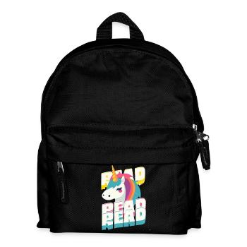 3x_Read - Unicorn - Kids' Backpack - black - Front