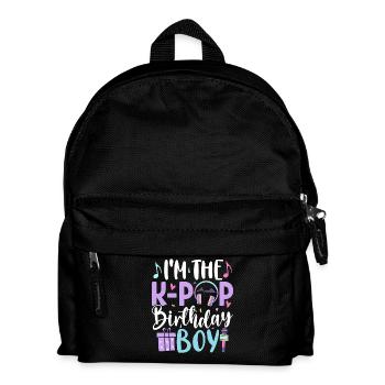 I'm The K Pop Birthday Boy - Kids' Backpack - black - Front