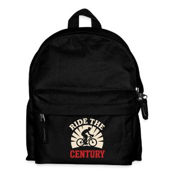 Century Ride 100-mile ride Cyclist Century - Kids' Backpack - black - Front