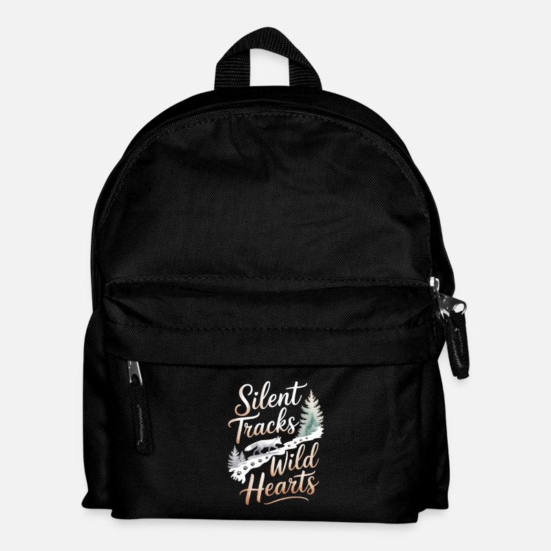 Silent Tracks Wild Hearts - Fuchs Natur Design - Kids' Backpack - black