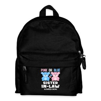 La demi-sœur rose ou bleue t’aime - Sac à dos Enfant - noir - Devant