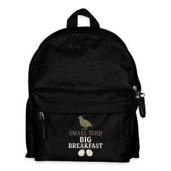 Quail Keeper Quail Farmer Backyard Quail - Kids' Backpack - black - Front