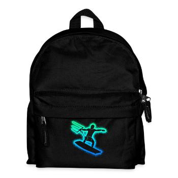 Kite Surfing Kitesurf Herren Kinder Kitesurfen - Kinder Rucksack - Schwarz - Vorne