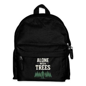 lumberjack therapy, logger therapy humor, - Kids' Backpack - black - Front