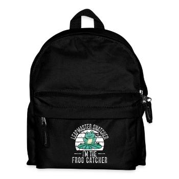 Frog Catcher Leapmaster Snatcher Frog - Kinder Rucksack - Schwarz - Vorne