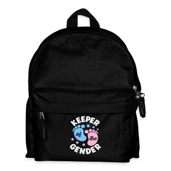 Révélation de Gardien des empreintes de genre - Sac à dos Enfant - noir - Devant