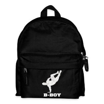 Breakdance B-Boy Streetdance Hip Hop - Kinder Rucksack - Schwarz - Vorne