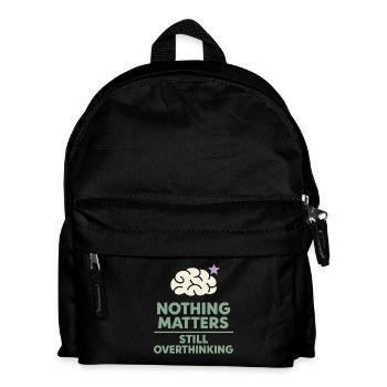 Humour existentiel, nihilisme, humour, - Sac à dos Enfant - noir - Devant