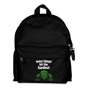 Amant du dragon de Komodo - Sac à dos Enfant - noir - Devant