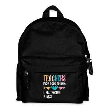 ELL-Lehrer englische Sprache - Kinder Rucksack - Schwarz - Vorne