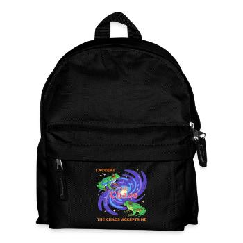 Grenouilles du Chaos : Vortex de Couleur - Sac à dos Enfant - noir - Devant