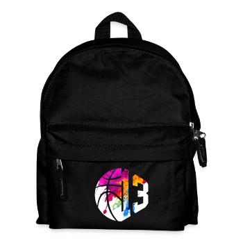 NR. 13 NUMMER 13 BASKETBALL 13. GEBURTSTAG - Kinder Rucksack - Schwarz - Vorne
