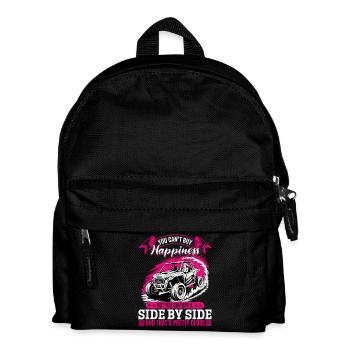UTV Off Road Girl Woman 4 Wheeler Side by side - Kinder Rucksack - Schwarz - Vorne