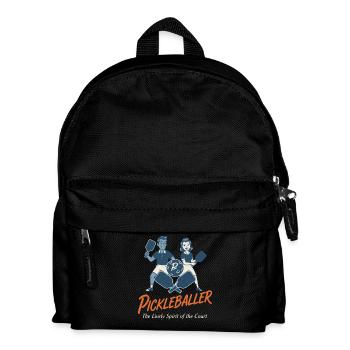 Pickleball-lustiger Spieler Pickleball-Liebe - Kinder Rucksack - Schwarz - Vorne
