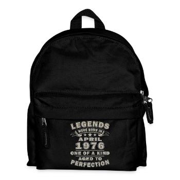 Birthday present April 1976 - Kids' Backpack - black - Front