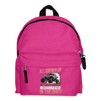 UTV Off Road Boy Men 4 Wheeler Side by side - Kids' Backpack - fuchsia - Front