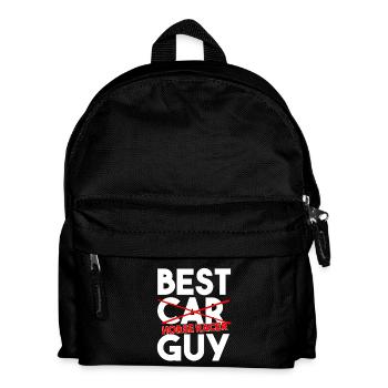 Meilleure typographie du meilleur homme de course de chevaux - Sac à dos Enfant - noir - Devant