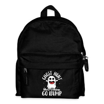 Geisterjäger Halloween Englisch Spruch - Kinder Rucksack - Schwarz - Vorne