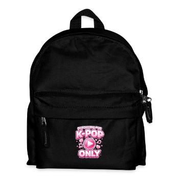 Scrolling For K Pop Only - Kids' Backpack - black - Front