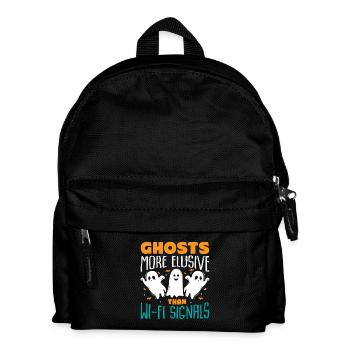 Dicton anglais d’Halloween de Chasseur de Fantômes - Sac à dos Enfant - noir - Devant