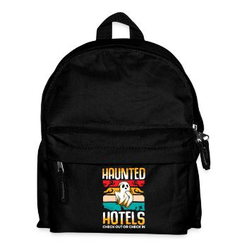 Dicton anglais d’Halloween de Chasseur de Fantômes - Sac à dos Enfant - noir - Devant