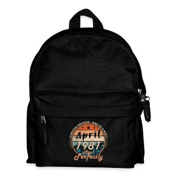 April 1981 - Kinder Rucksack - Schwarz - Vorne