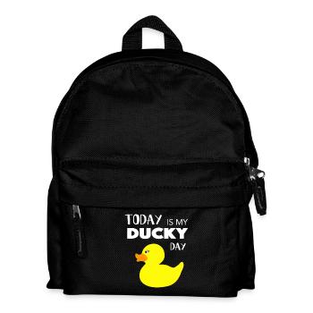 Today Is My Ducky Day - Kids' Backpack - black - Front