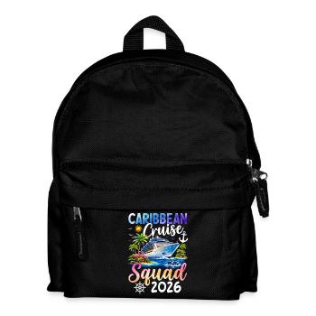 Caribbean Cruise Squad 2026 - Kids' Backpack - black - Front