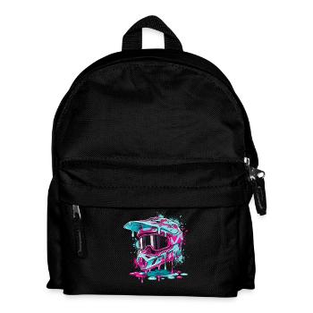 Motocross, Motocross Rider, Dirt Bike, Dirt Biker - Kids' Backpack - black - Front