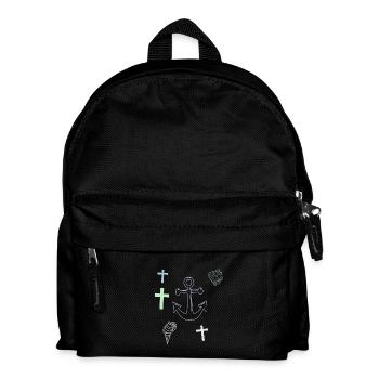  Anker Kreuz Eis maritim - Kids' Backpack - black - Front