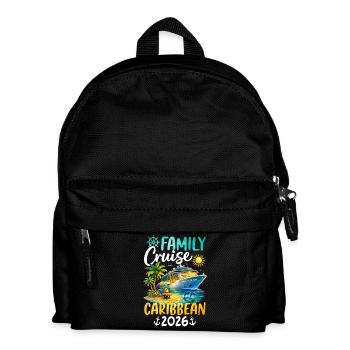 Family Cruise Caribbean 2026 - Kids' Backpack - black - Front