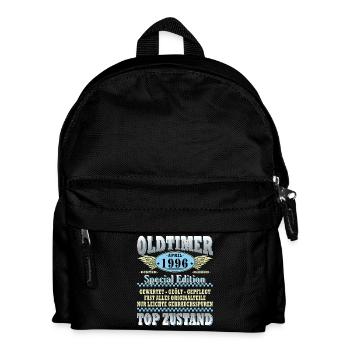 Oldtimer 1996 Spezialedition - Kinder Rucksack - Schwarz - Vorne