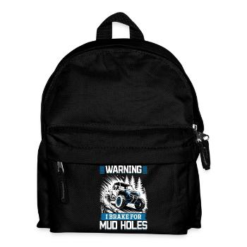 UTV Off Road 4 Wheeler Side by side - Kinder Rucksack - Schwarz - Vorne