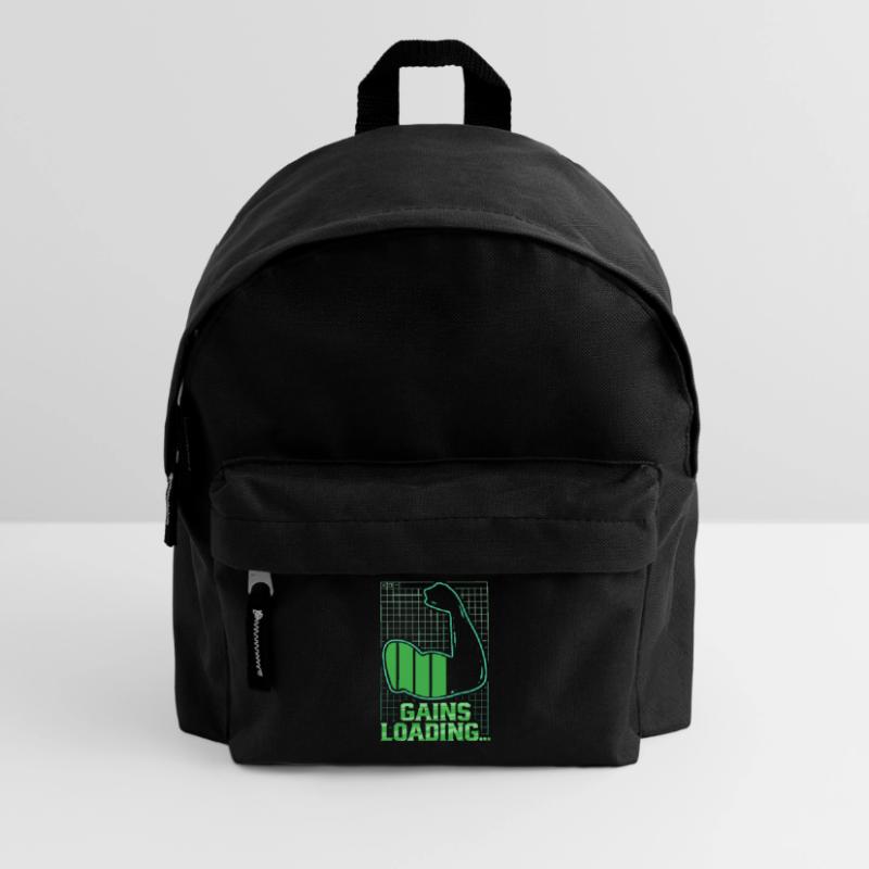 Biceps Biceps Training Gym Gains Loading Kids' Backpack